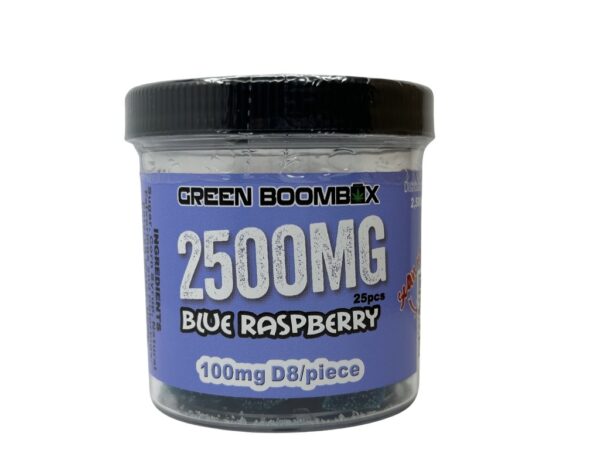 Green Boombox 2500mg Delta-8 Soft Chews